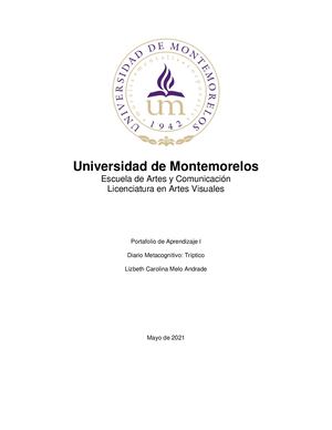 Tríptico-Diario Metacognitivo