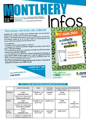 Montlhéry Infos n°275-Mai 2021-Magazine d'informations municipales