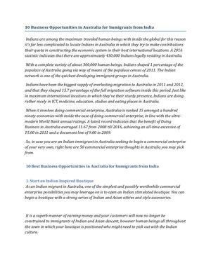 10 Business Opportunities In Australia For Immigrants From India