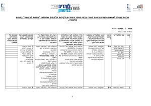 תוכנית לצמצום פערים עברית