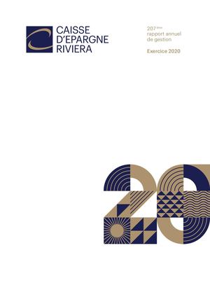 Rapport De Gestion 2020 Caisse D'Epargne Riviera