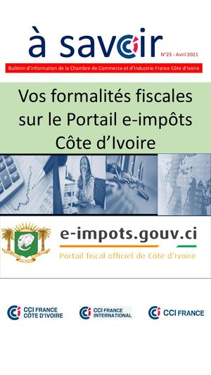 A Savoir N°25 : le portail e-impôts Côte d'Ivoire