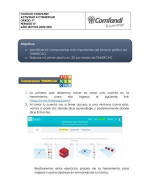 Actividad #2 Tinkercad