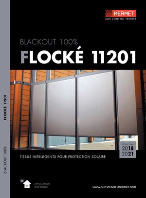 TOILE MERMET Blackout 100 Flocke 11201