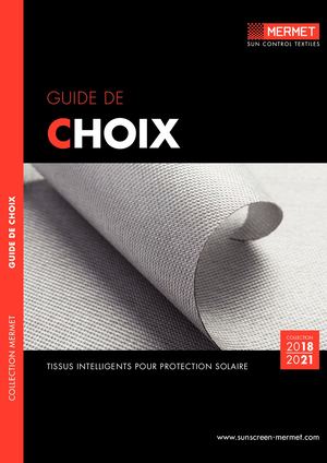 TOILES MERMET Guide De Choix