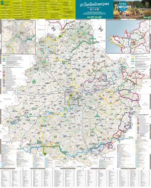 Carte La Sarthe à Vélo 2021