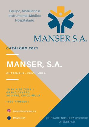 MANSER CATÁLOGO INSTRUMENTAL