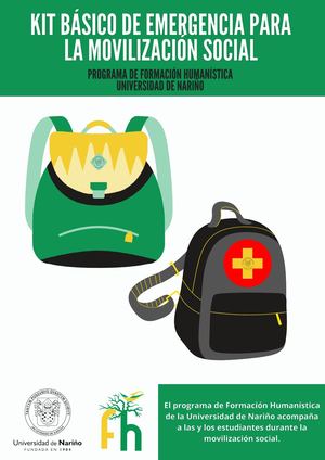 Kit básico de emergencia para la movilización social.