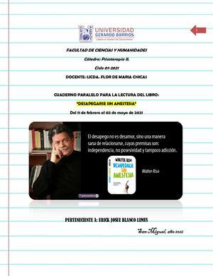 Cuaderno Paralelo Desapegarse Sin Anestesia