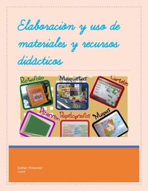 Elaboración y uso de materiales