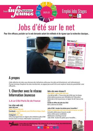 21 E3 Jobs D Ete Sur Le Net