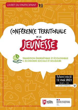 Conférence territoriale de la jeunesse -  Livret Participant - mai 2021