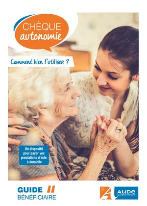 Chèque Autonomie Guide Bénéficiaire