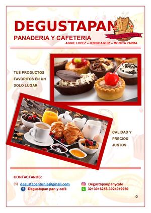 Panadería Y Cafetería Degustapan Portafolio