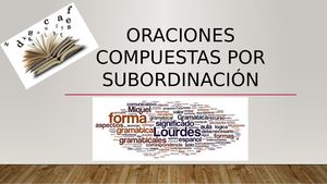 Oraciones Subordinadas