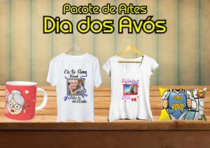 Catálogo de Camisas e Canecas Dia dos Avós
