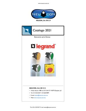 Botones y selectores Legrand serie Osmoz