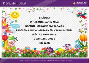 Bitacora Pdf Practicas Formativas I