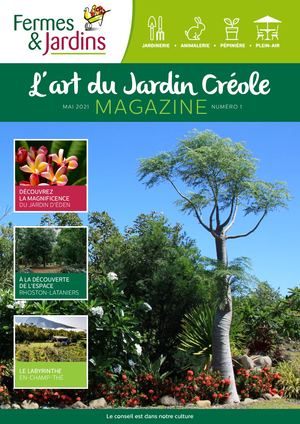 Magazine Fermes&jardins - L'art du jardin créole
