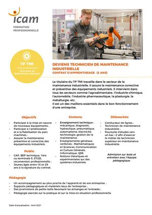 Fiche Formation Titre Pro Tmi