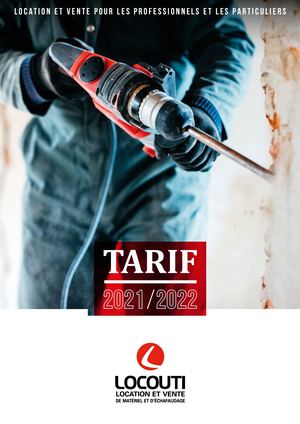 Locouti tarif 2021-2022