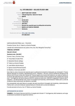 SENTENCIA 03/03/ 2021