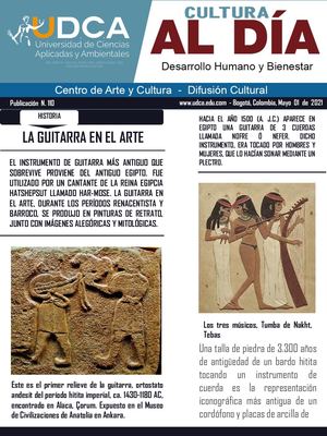 U.D.C.A - CULTURA AL DÍA NO. 110