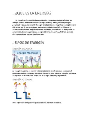 Que Es La Energía