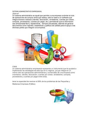 Sistema de administración Empresarial  Revista