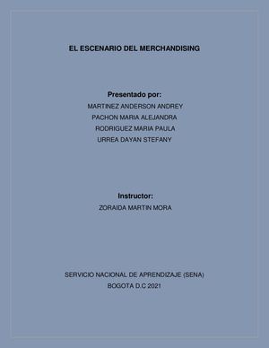 El Escenario Del Merchandising