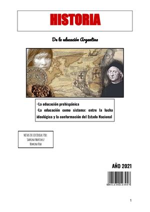 Historia de la Educación Argentina