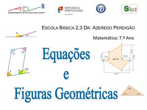 Equações e Figuras Geométricas
