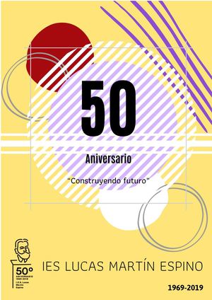 Revista 50 aniversario IES Lucas Martín Espino