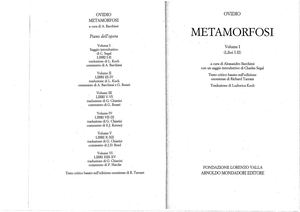 Apollo e Dafne- Ovidio, Metamorfosi