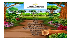 Cuento El Bosque De Los Sentimientos