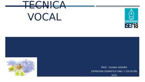Técnica Vocal