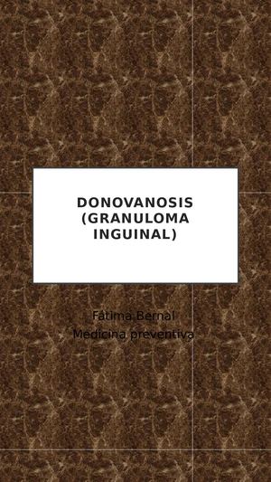 Donovanosis