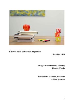 Parcial Historia De La Educación