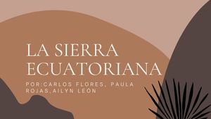 La Sierra Ecuatoriana (1)