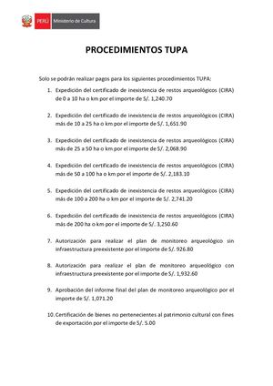 Procedimientos Tupa para clientes INTERBANK
