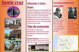 Triptico Santa Cruz