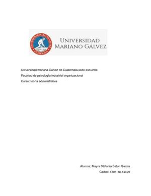 Informe General Teoria Kaizen