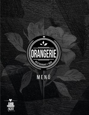 Menú Orangerie