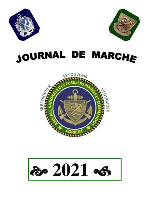 Journal De Marche 1er Trimestre 2021