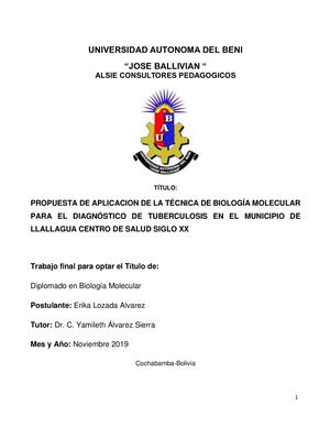 Dbm Erika Lozada Alvarez