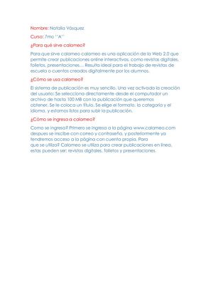 ¿Qué es el Calameo?