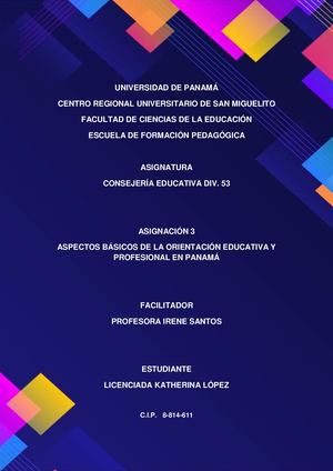 Fundamentos Y Criterios De La Orientación Educativa