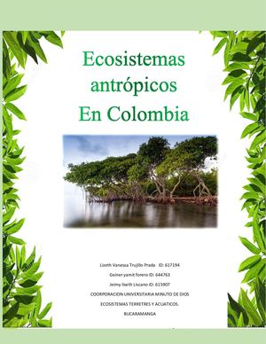Cartilla Ecosistemas De Colombia