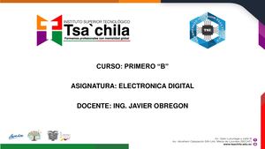 Introducción Electrónica Digital