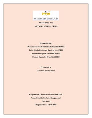 Metales Y Metaloides